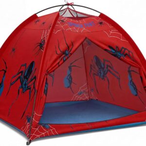 Spider Themed Play Tent for Adults Spider Web Playhouse Indoor Outdoor Games Party Pop up Foldable Tent with Storage Bag Birthday Gifts for Adults
