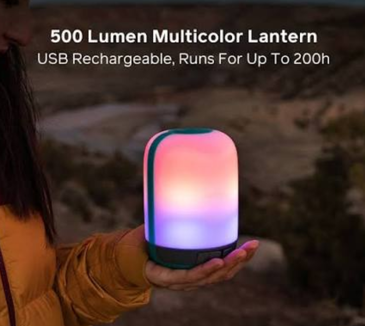 BioLite AlpenGlow 500 rechargeable camping lantern